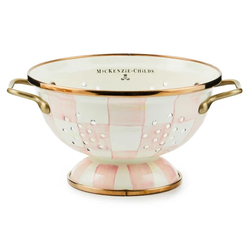 MacKenzie-Childs Spring|Kitchen Utensils & Tools<Rosy Check Small Colander