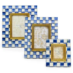 MacKenzie-Childs Room Accents<Royal Check 2.5 x 3 Frame