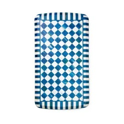 MacKenzie-Childs Rugs<Royal Check 20 x 36 GelPro Comfort Mat