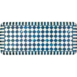 MacKenzie-Childs Rugs<Royal Check 20 x 48 GelPro Comfort Mat