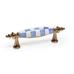 MacKenzie-Childs Finishing Touches|Room Accents<Royal Check Brass Drawer Pull
