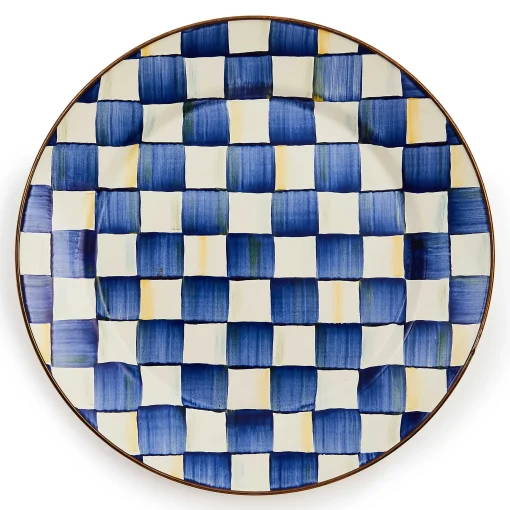 MacKenzie-Childs Dinnerware & Flatware<Royal Check Charger/Plate