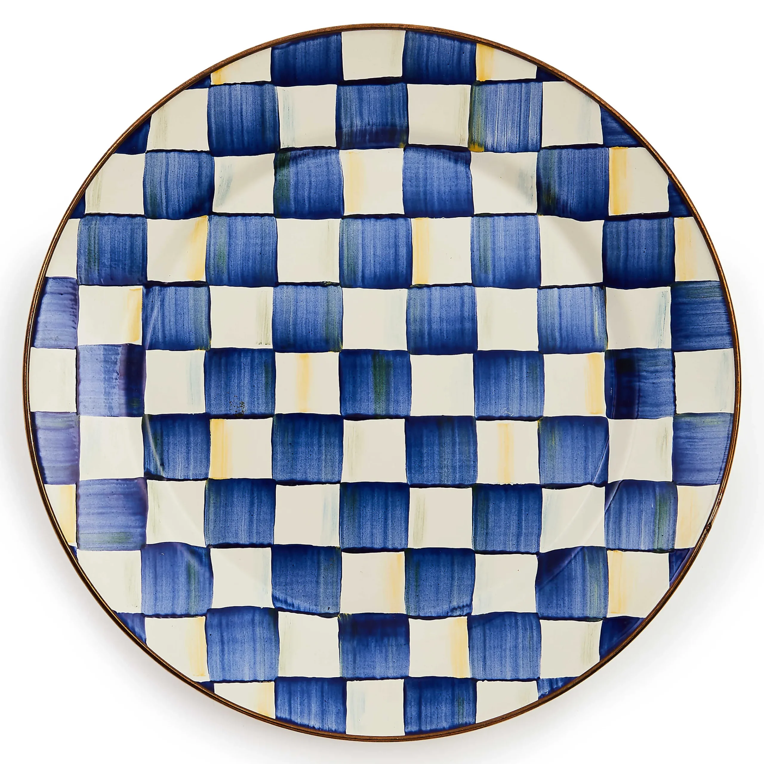 MacKenzie-Childs Dinnerware & Flatware<Royal Check Charger/Plate