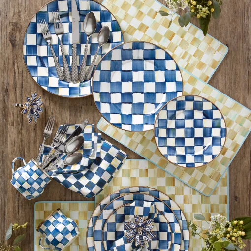 MacKenzie-Childs Dinnerware & Flatware<Royal Check Charger/Plate