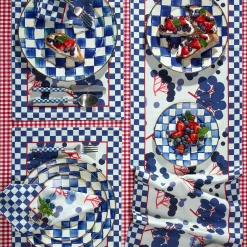 MacKenzie-Childs Dinnerware & Flatware<Royal Check Charger/Plate