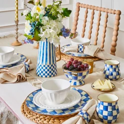 MacKenzie-Childs Dinnerware & Flatware<Royal Check Charger/Plate