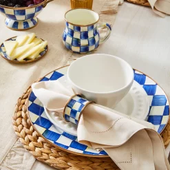 MacKenzie-Childs Dinnerware & Flatware<Royal Check Charger/Plate