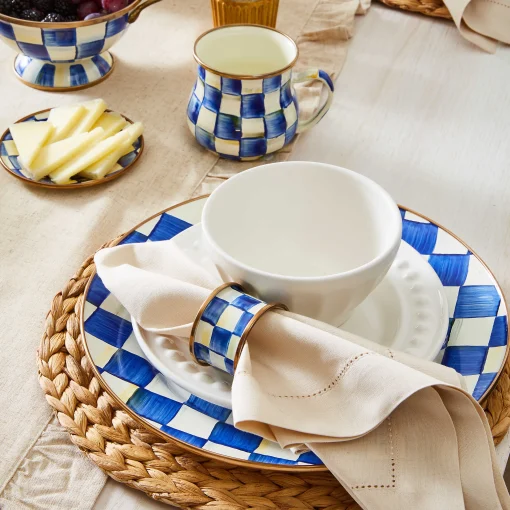 MacKenzie-Childs Dinnerware & Flatware<Royal Check Charger/Plate