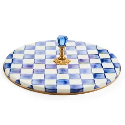 MacKenzie-Childs Serveware<Royal Check Cheese Course