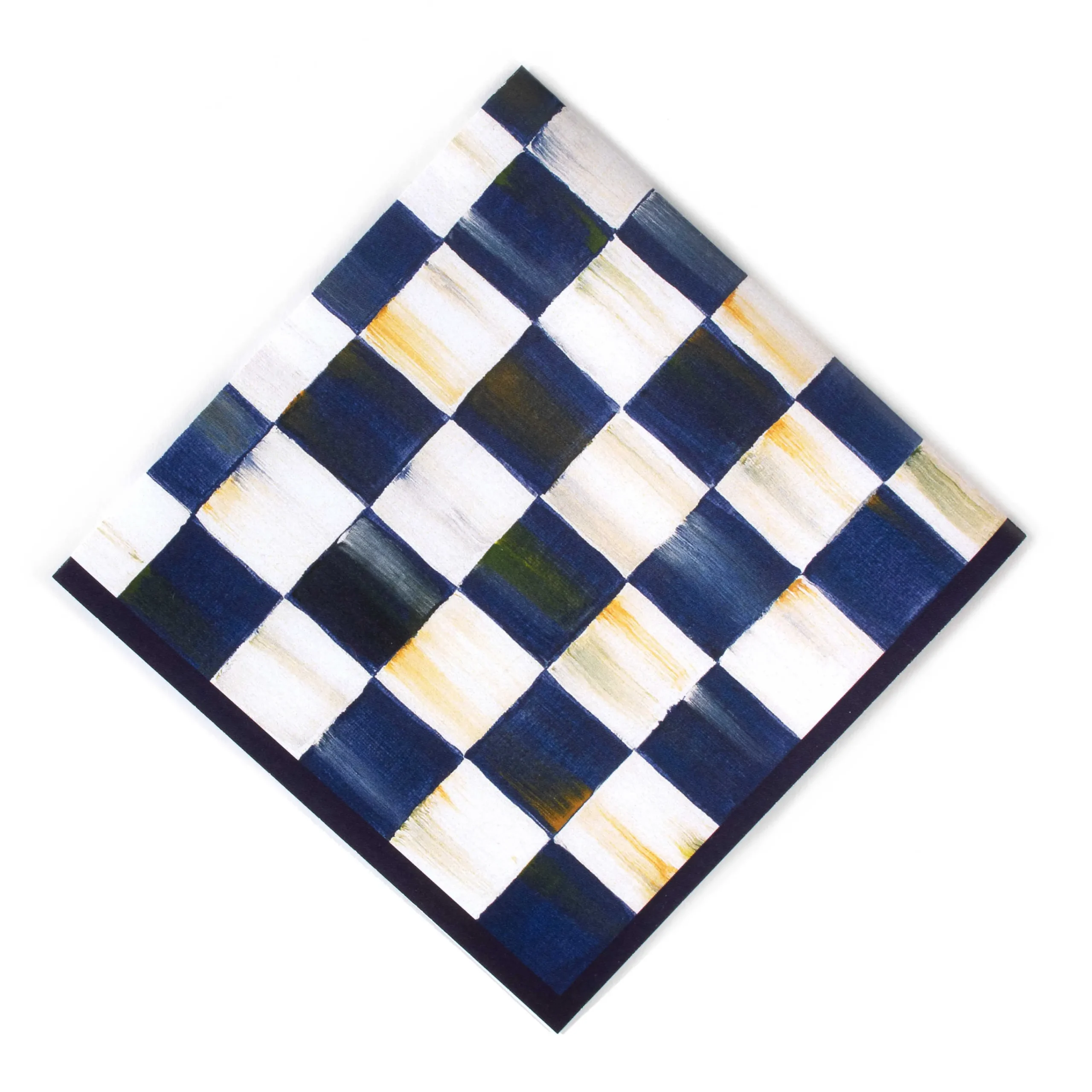 MacKenzie-Childs Bar Entertaining<Royal Check Cocktail Paper Napkins
