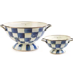 MacKenzie-Childs Kitchen & Dining Sets|Kitchen Utensils & Tools<Royal Check Colanders, Set of 2