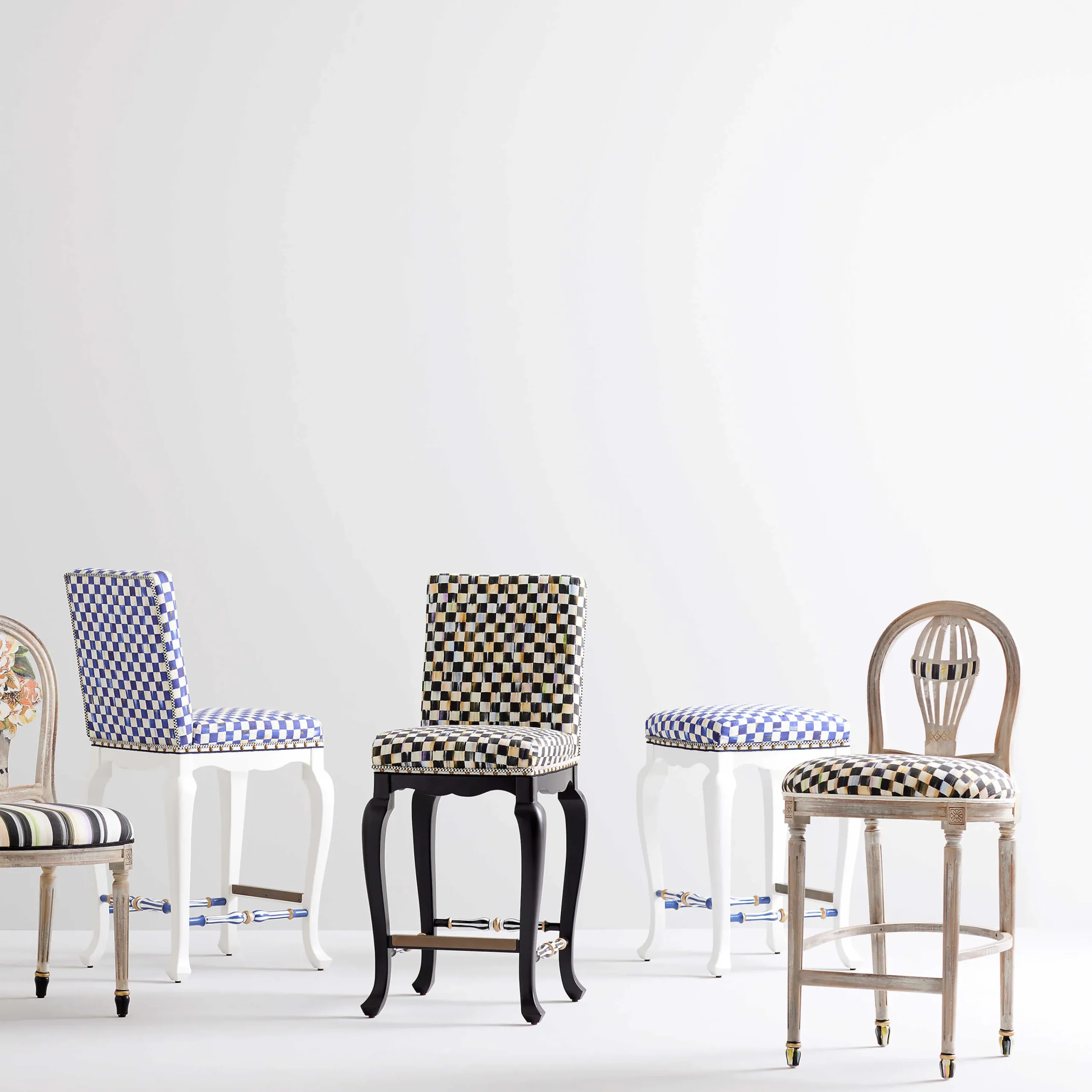 MacKenzie-Childs Dining Room & Kitchen<Royal Check Counter Stool