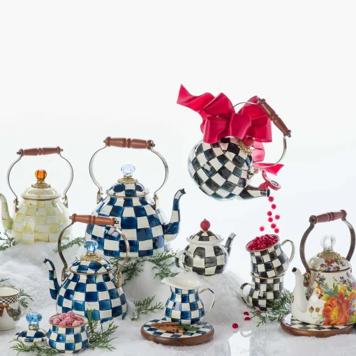 MacKenzie-Childs The Coffee Shop|Serveware<Royal Check Creamer