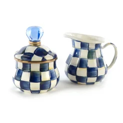 MacKenzie-Childs The Coffee Shop|Serveware<Royal Check Creamer