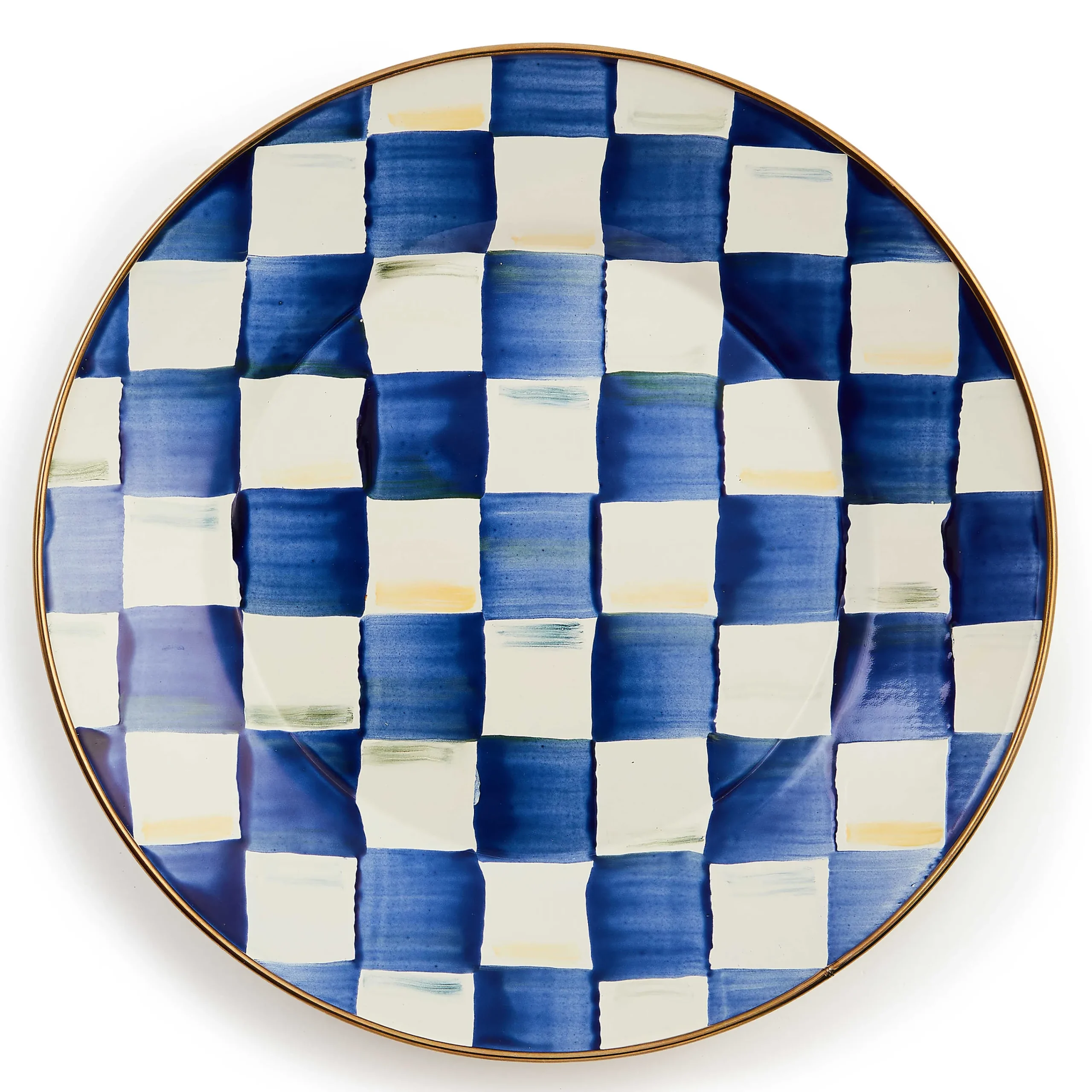 MacKenzie-Childs Dinnerware & Flatware<Royal Check Dinner Plate