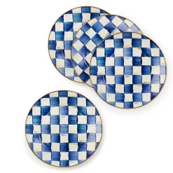 MacKenzie-Childs Kitchen & Dining Sets|Dinnerware & Flatware<Royal Check Dinner Plates, Set of 4