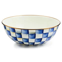 MacKenzie-Childs Serveware<Royal Check Extra Large Everyday Bowl