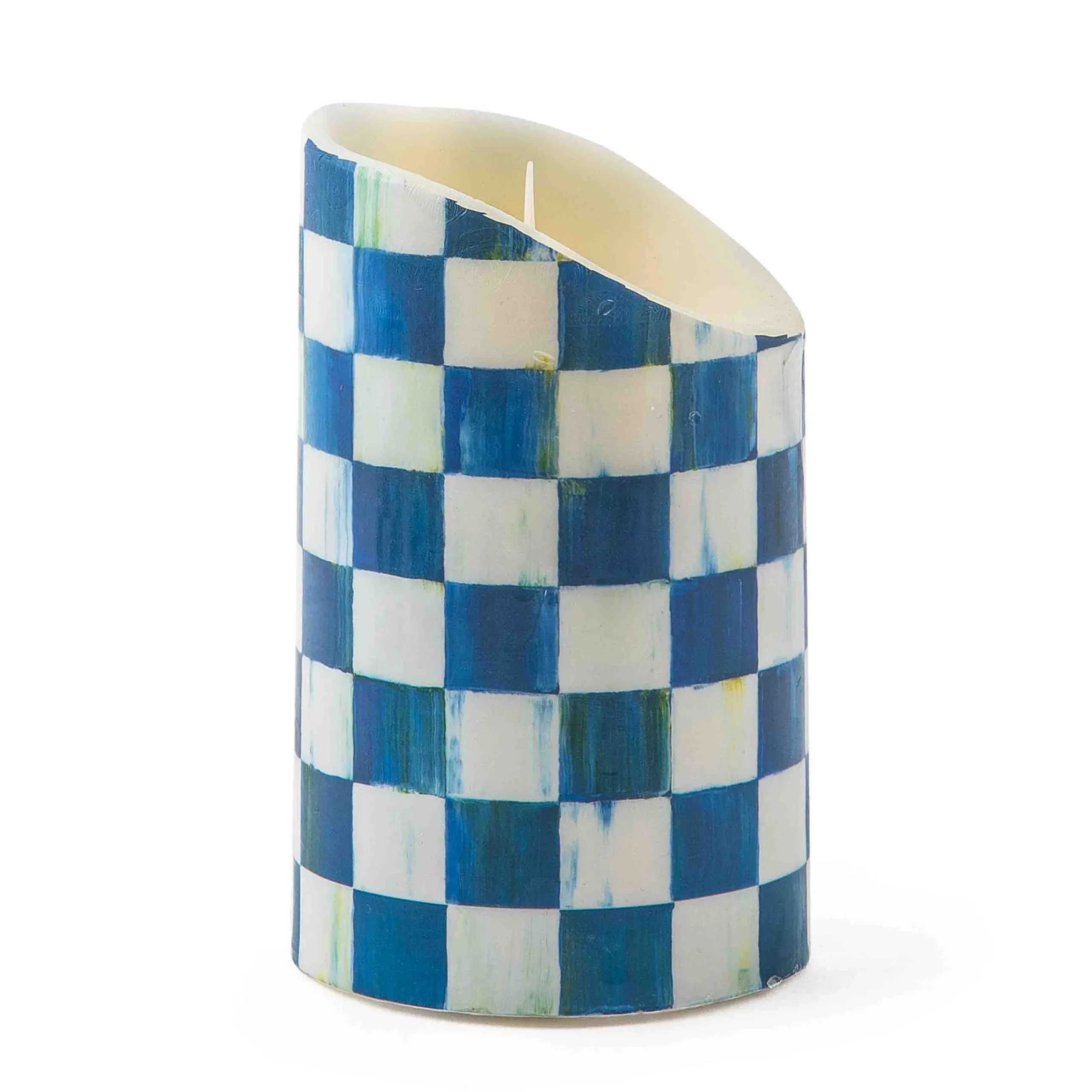 MacKenzie-Childs Candles & Fragrances<Royal Check Flicker 5 Pillar Candle