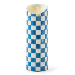 MacKenzie-Childs Candles & Fragrances<Royal Check Flicker 9 Pillar Candle