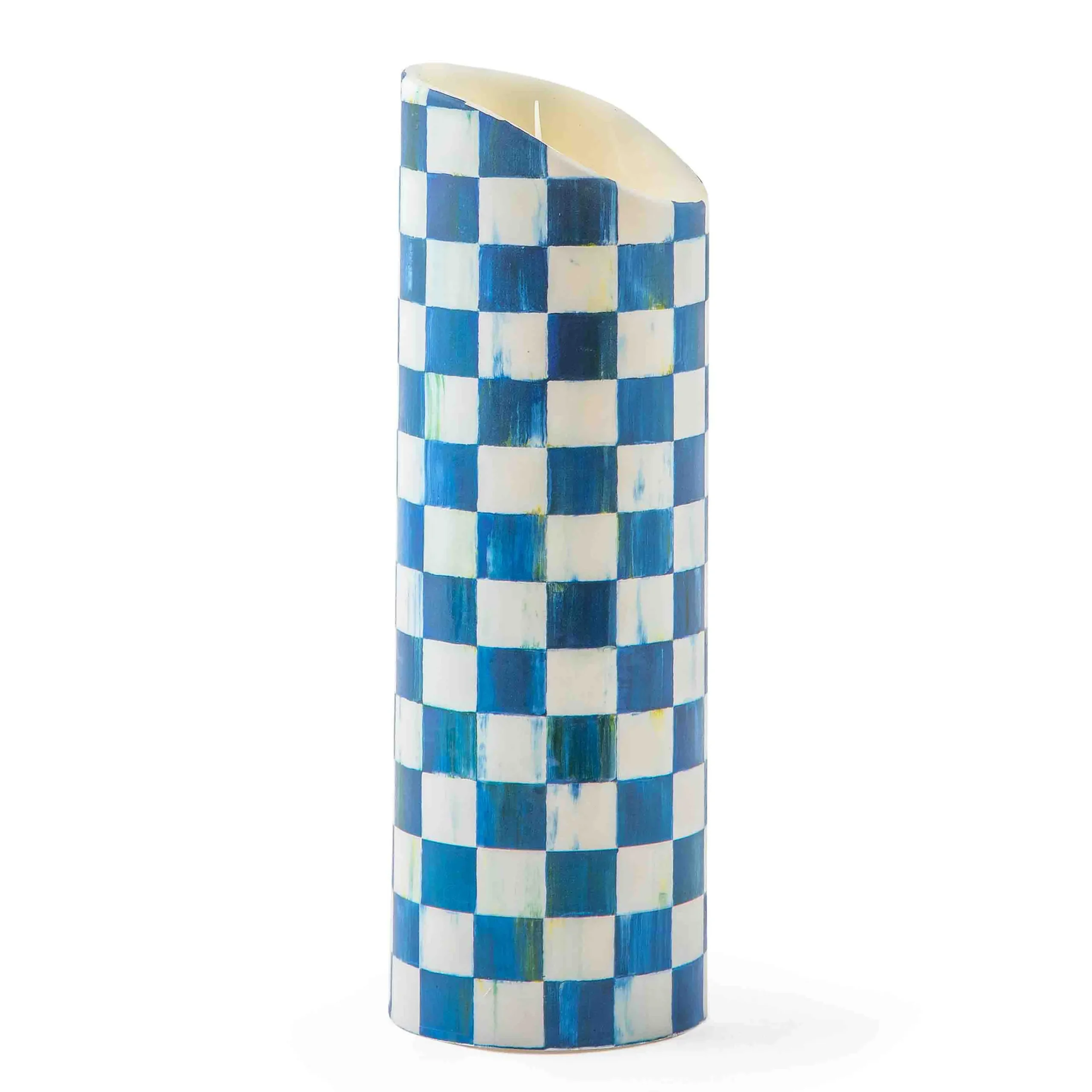 MacKenzie-Childs Candles & Fragrances<Royal Check Flicker 9 Pillar Candle