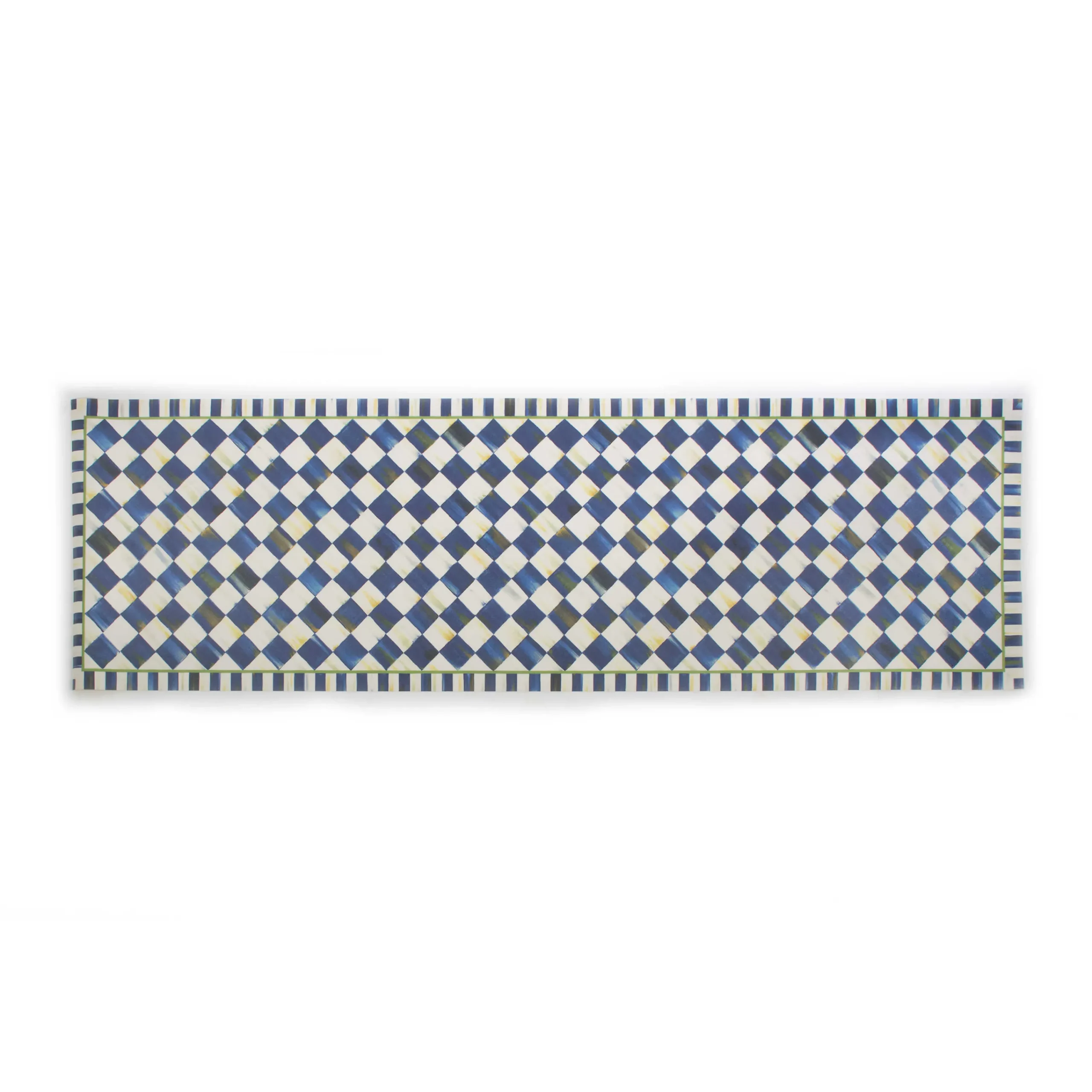 MacKenzie-Childs Rugs<Royal Check Floor Mat - 2'6 x 8' Runner