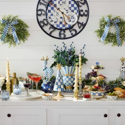 MacKenzie-Childs Room Accents<Royal Check Great Vase