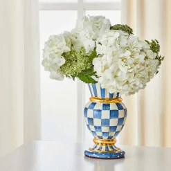 MacKenzie-Childs Room Accents<Royal Check Great Vase