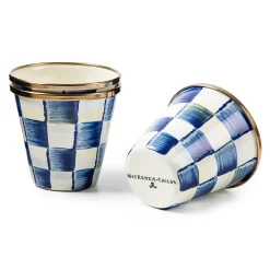 MacKenzie-Childs Spring|The Fall Shop<Royal Check Herb Pots, Set of 3