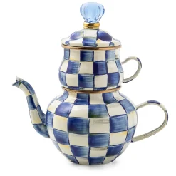MacKenzie-Childs The Coffee Shop|Serveware<Royal Check High Tea