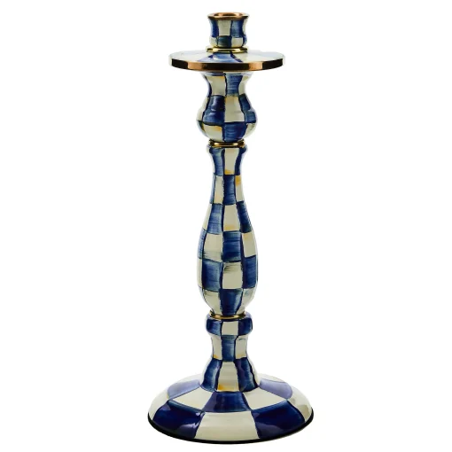 MacKenzie-Childs Candles & Fragrances<Royal Check Large Candlestick