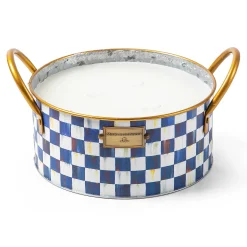MacKenzie-Childs Spring|Candles & Fragrances<Royal Check Large Citronella Candle