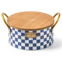 MacKenzie-Childs Spring|Candles & Fragrances<Royal Check Large Citronella Candle