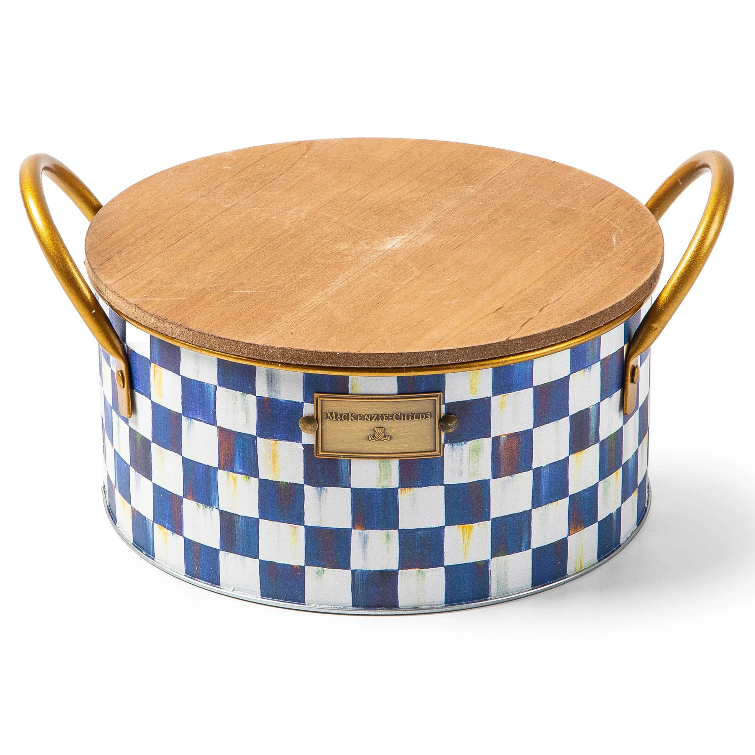 MacKenzie-Childs Spring|Candles & Fragrances<Royal Check Large Citronella Candle