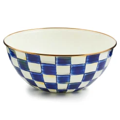 MacKenzie-Childs Serveware<Royal Check Large Everyday Bowl