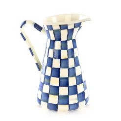 MacKenzie-Childs Bar Entertaining|Serveware<Royal Check Large Practical Pitcher