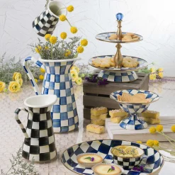 MacKenzie-Childs Bar Entertaining|Serveware<Royal Check Large Practical Pitcher
