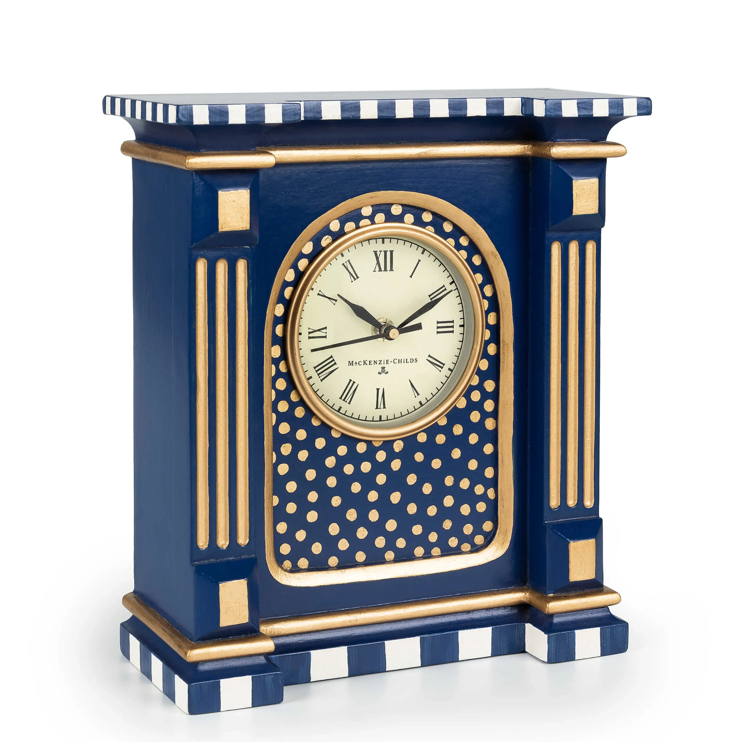 MacKenzie-Childs Room Accents<Royal Check Mantel Clock