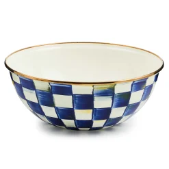 MacKenzie-Childs Serveware<Royal Check Medium Everyday Bowl