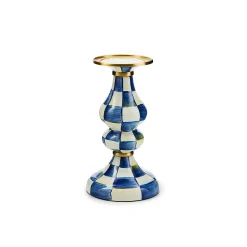 MacKenzie-Childs Candles & Fragrances<Royal Check Medium Pillar Candlestick