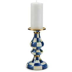 MacKenzie-Childs Candles & Fragrances<Royal Check Medium Pillar Candlestick