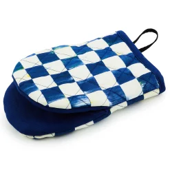 MacKenzie-Childs Kitchen & Table Linens<Royal Check Mini Oven Mitt