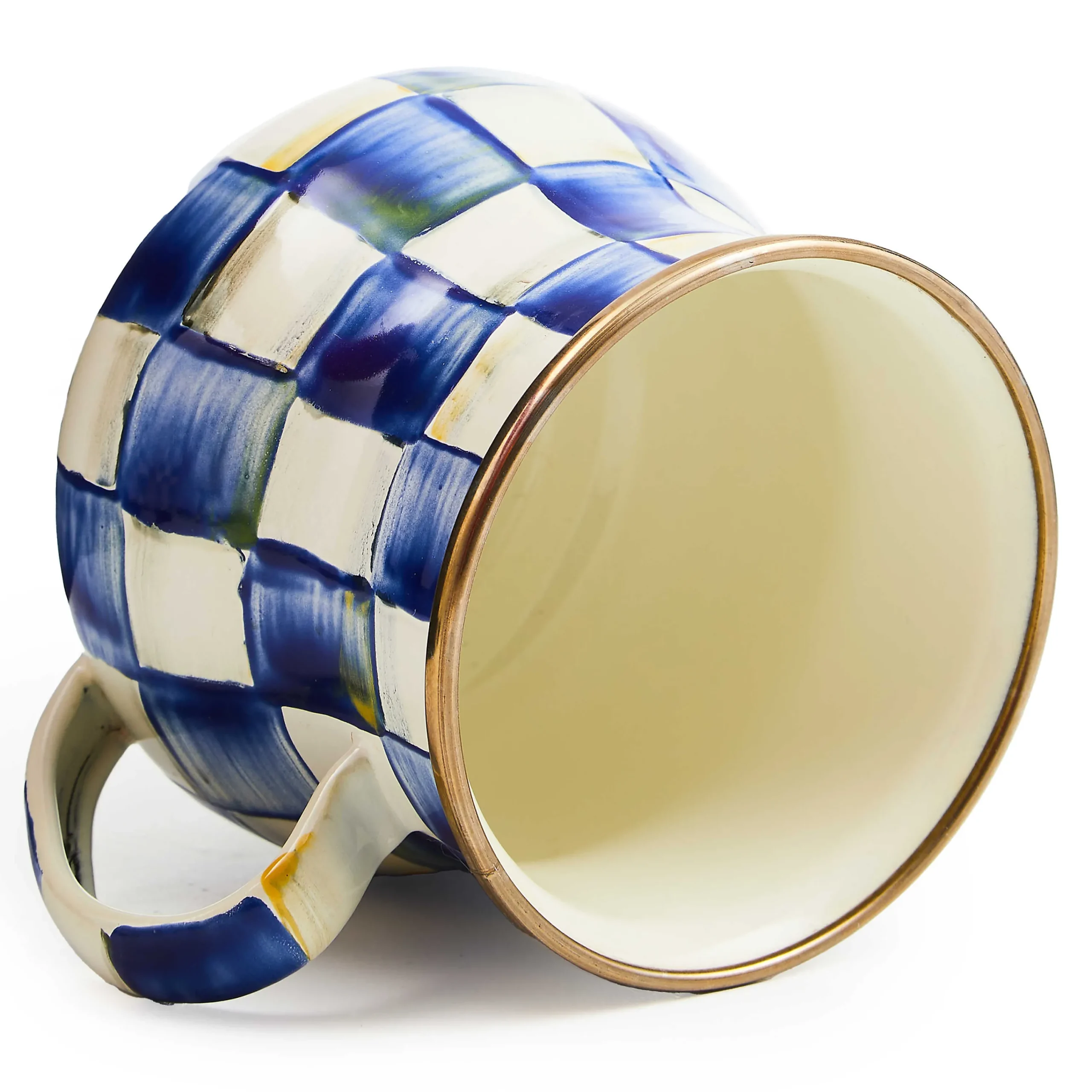 MacKenzie-Childs The Coffee Shop|Drinkware<Royal Check Mug