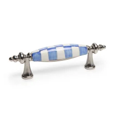 MacKenzie-Childs Finishing Touches|Room Accents<Royal Check Nickel Drawer Pull