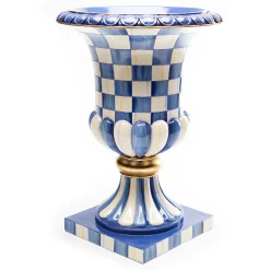 MacKenzie-Childs Room Accents<Royal Check Pedestal Tabletop Urn