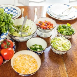 MacKenzie-Childs Bar Entertaining|Serveware<Royal Check Pinch Bowl