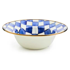 MacKenzie-Childs Serveware<Royal Check Serving Bowl