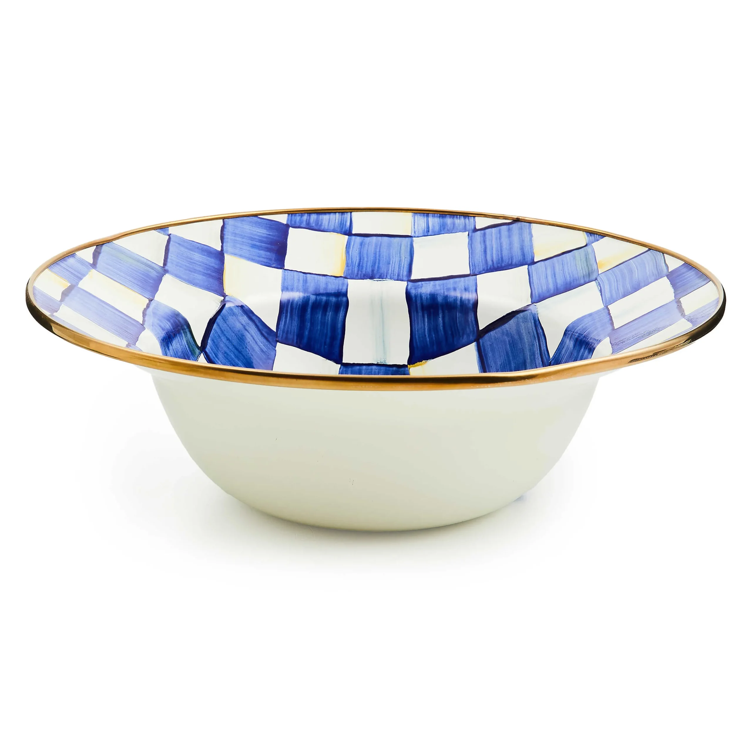 MacKenzie-Childs Serveware<Royal Check Serving Bowl