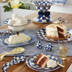 MacKenzie-Childs Serveware<Royal Check Serving Bowl