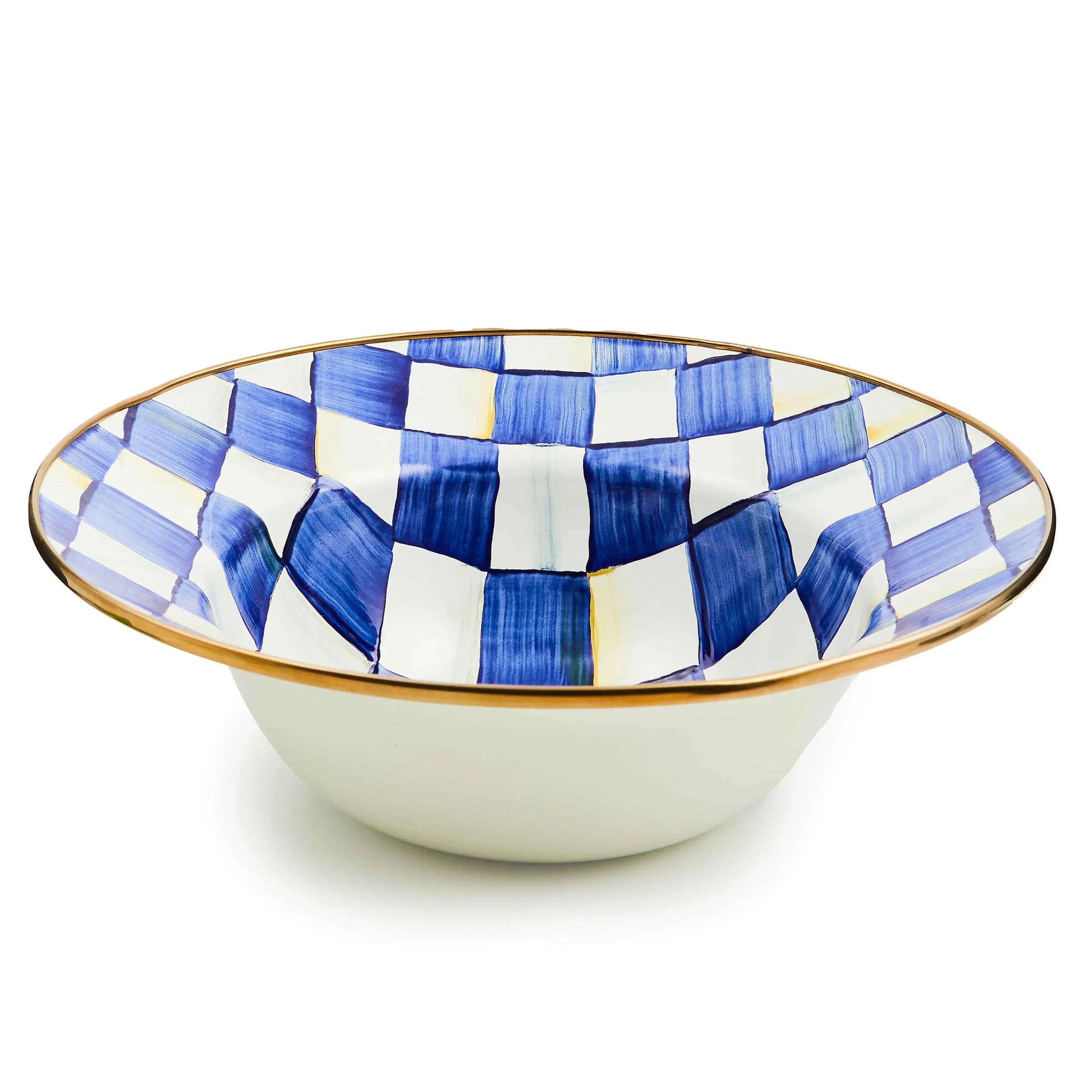 MacKenzie-Childs Serveware<Royal Check Serving Bowl