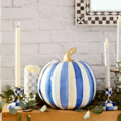 MacKenzie-Childs Candles & Fragrances<Royal Check Short Candlestick